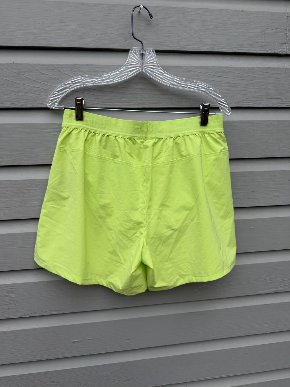 The North Face Women’s Neon Lime Athletic Shorts - Picture 2 of 4